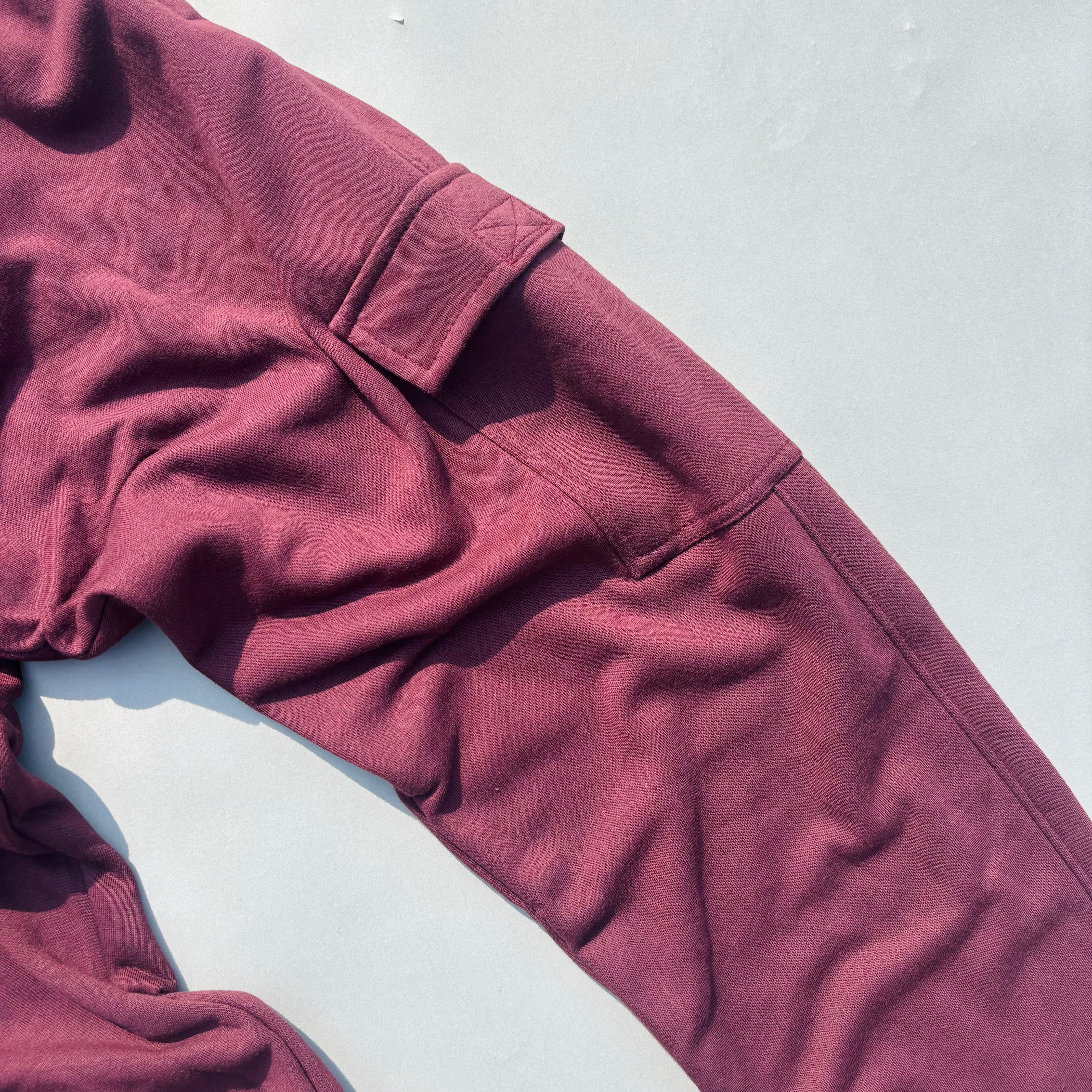 MAROON CARGO-PANT