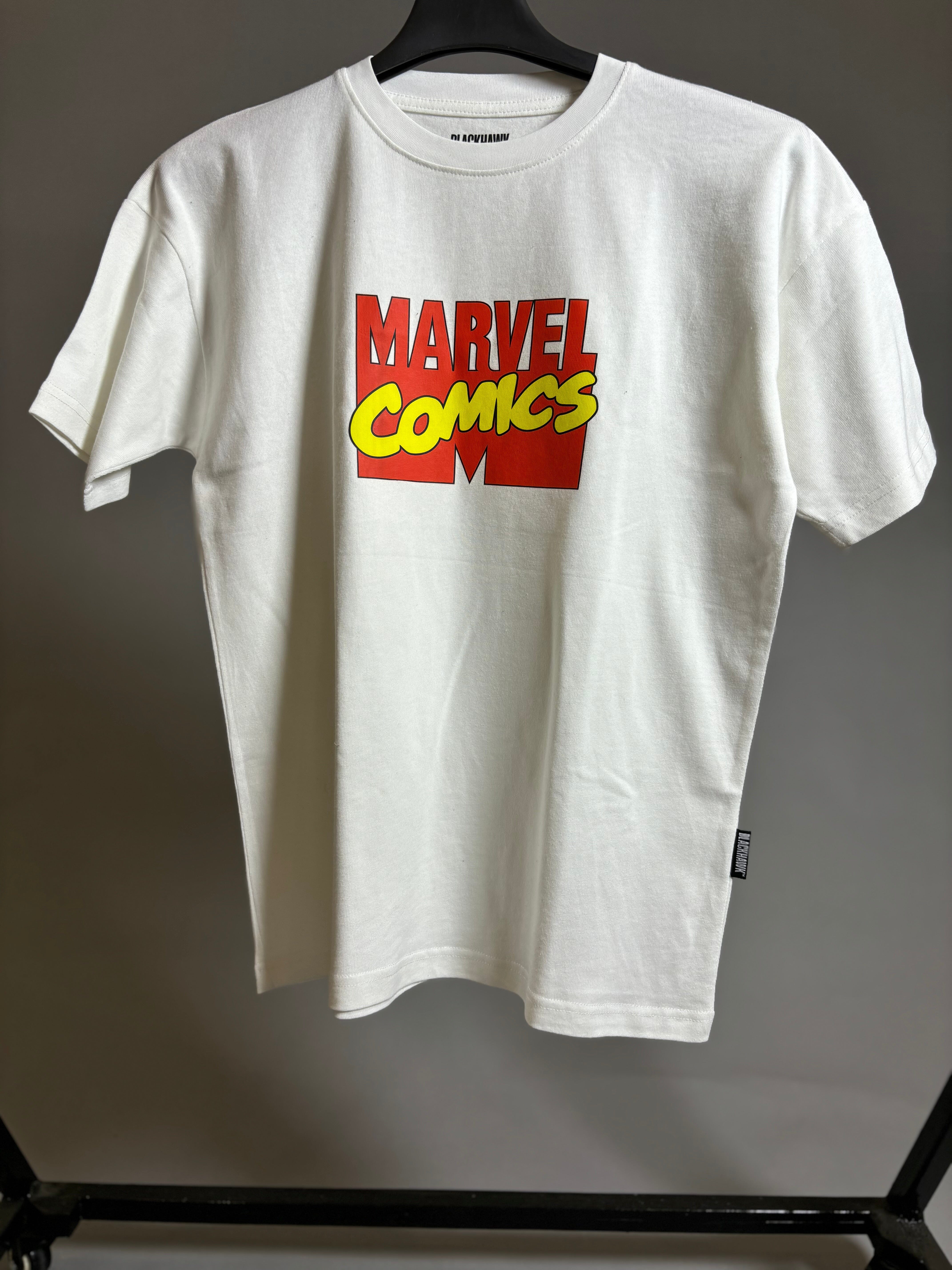 MARVEL COMICS OVERSIZED WHITE T-SHIRT