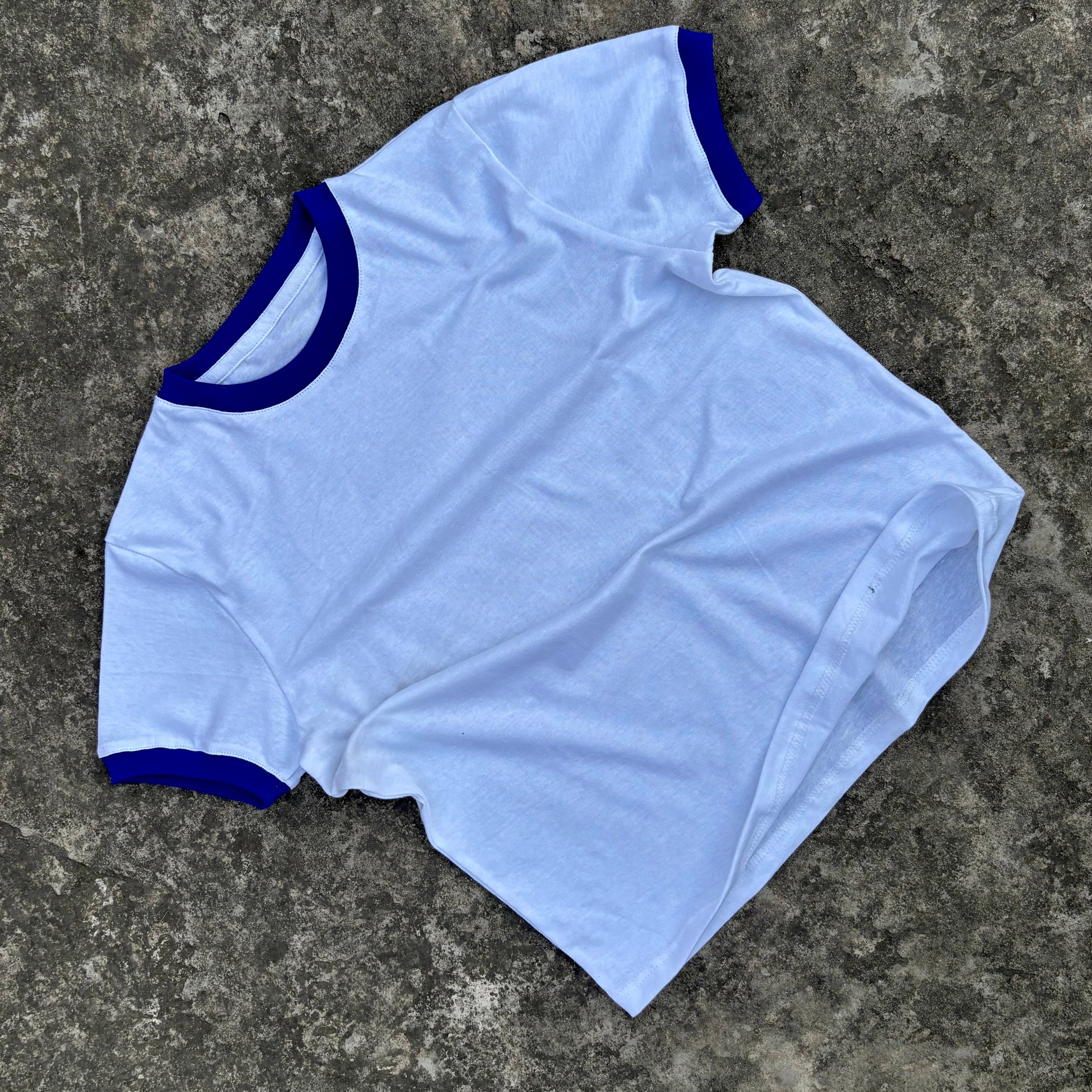 ROYAL BLUE/WHITE RINGER T-SHIRT