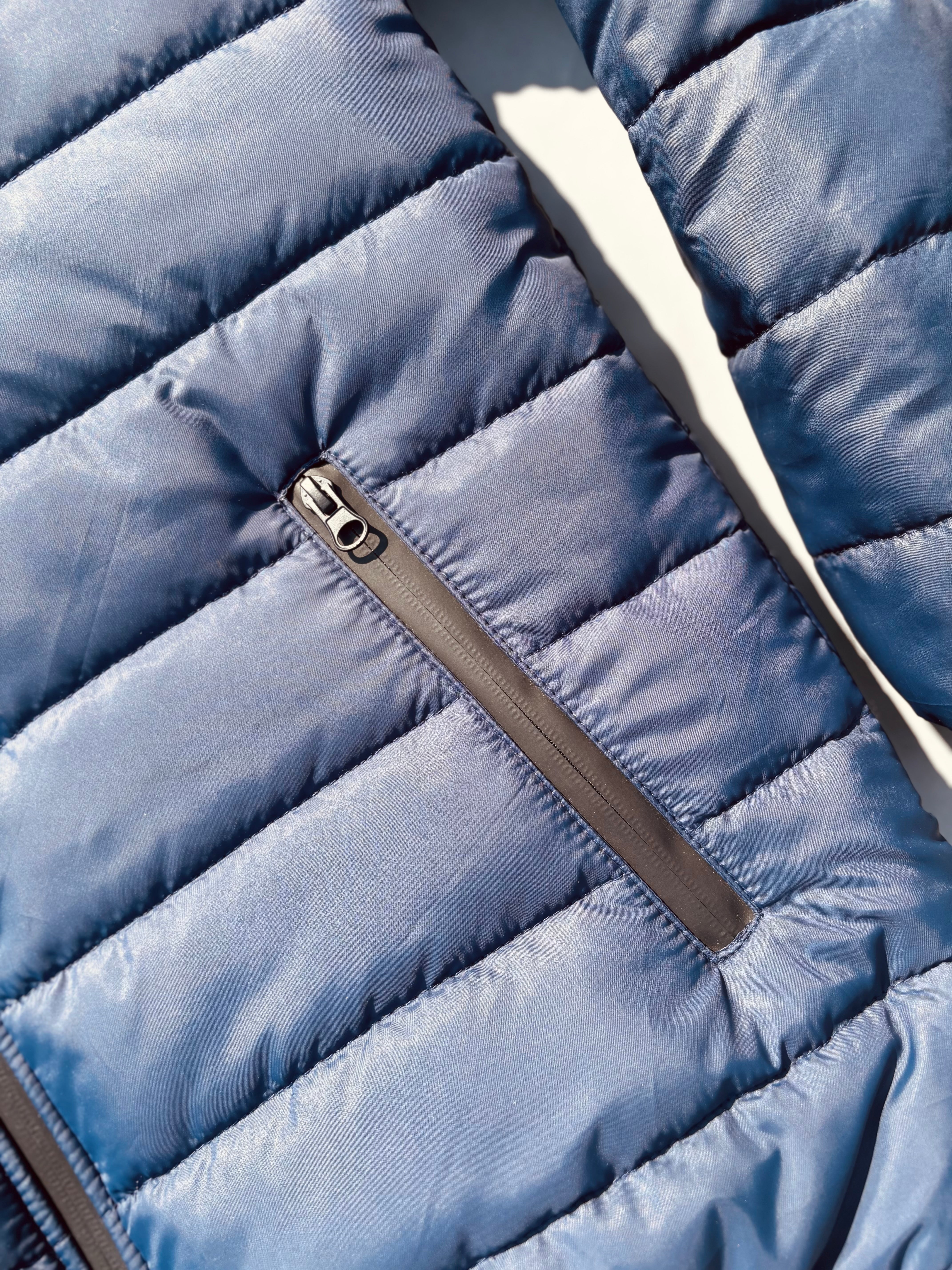 NAVY BLUE PUFFER JACKET
