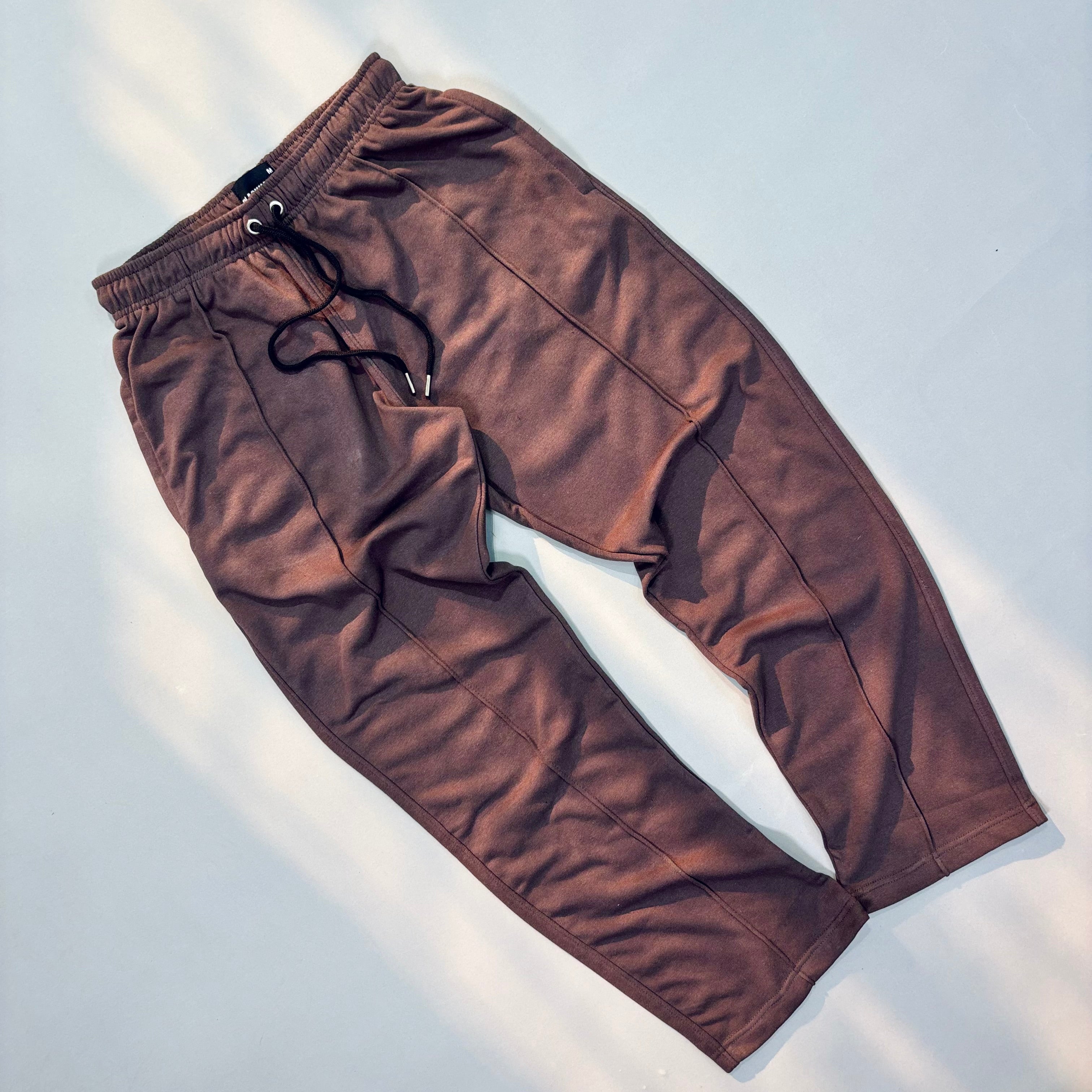 CHOCOLATE BROWN STRIPE-PANT
