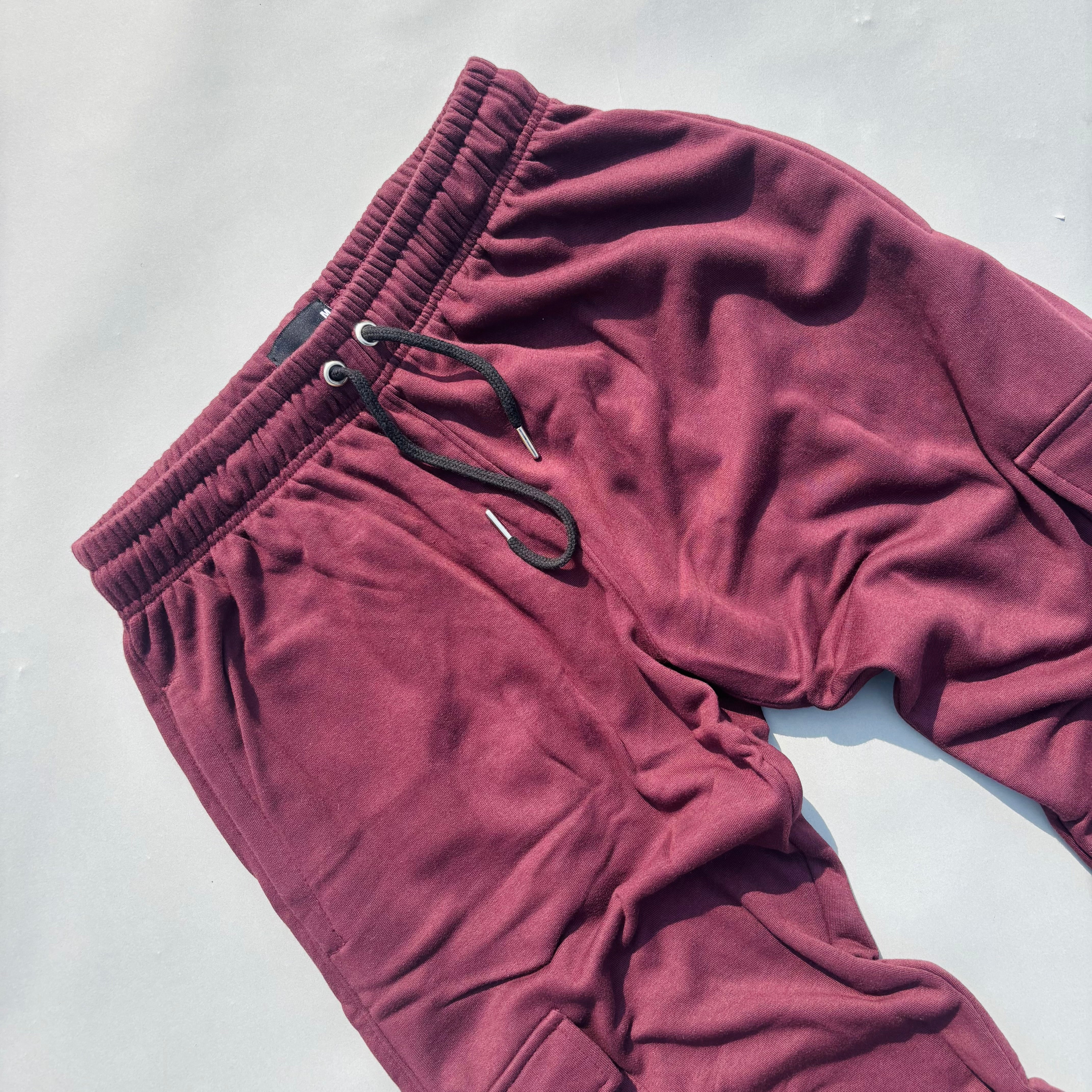 MAROON CARGO-PANT