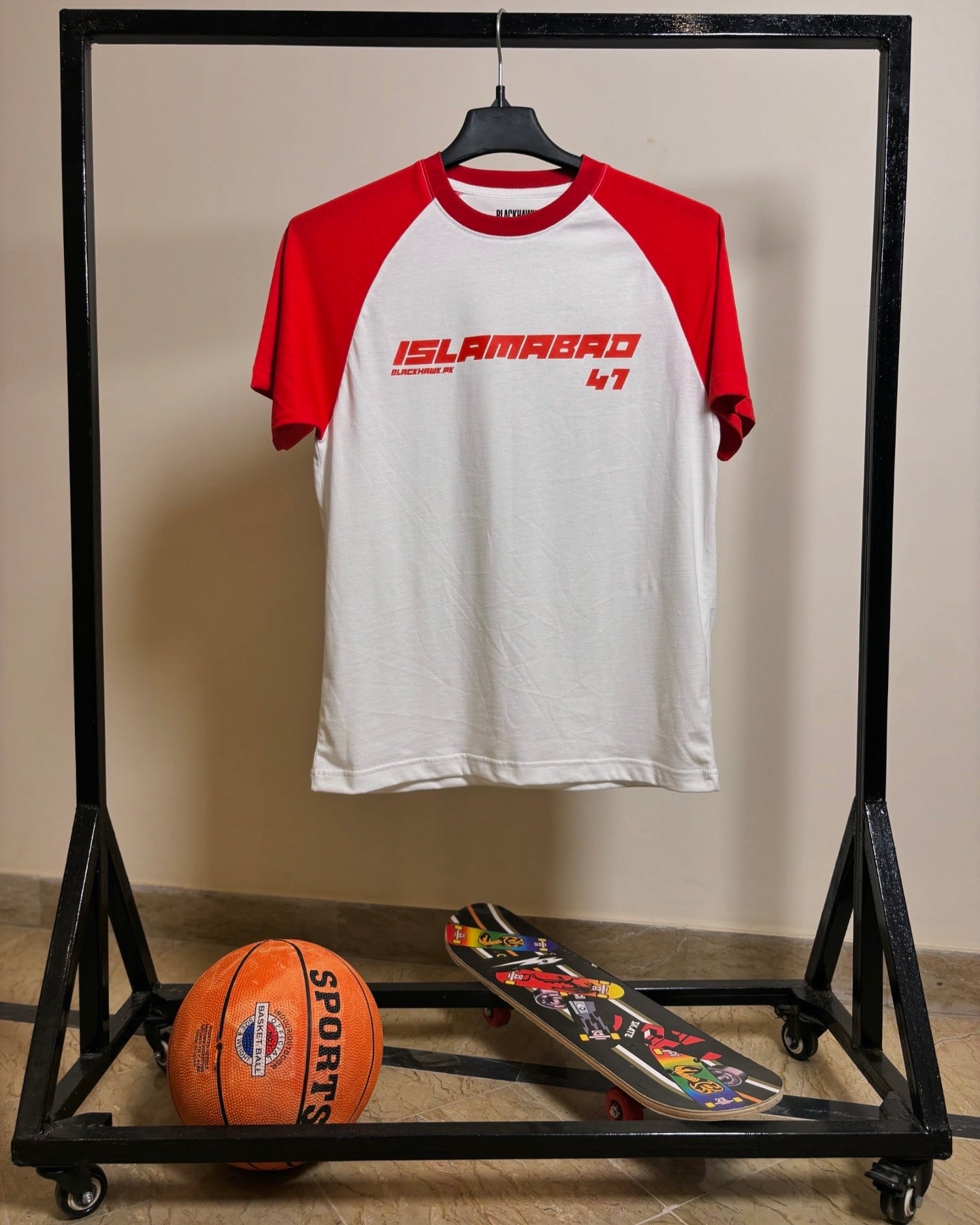 ISLAMABAD 47 RAGLAN T-SHIRT