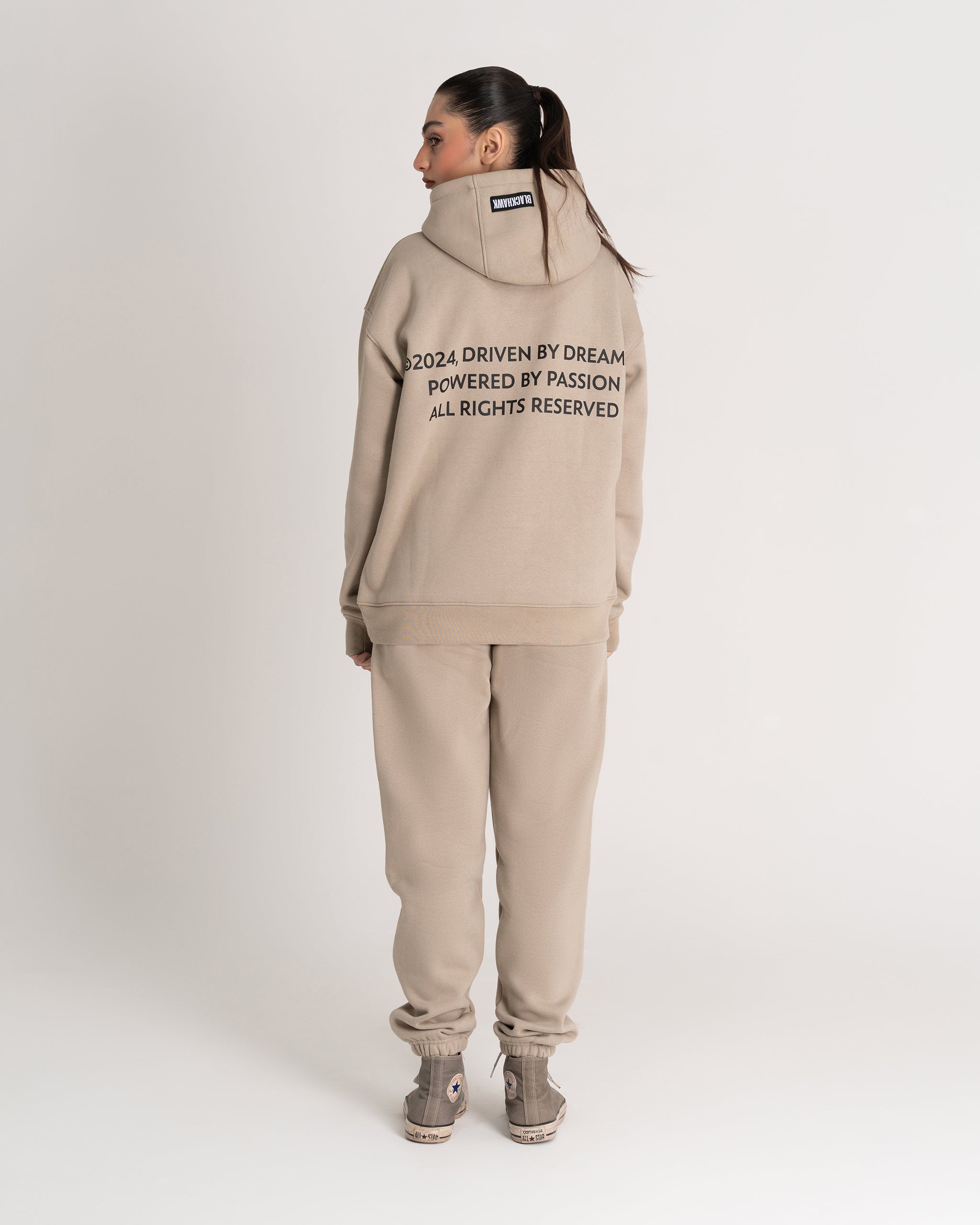 TAN DEFY THE LIMITS HOODIE
