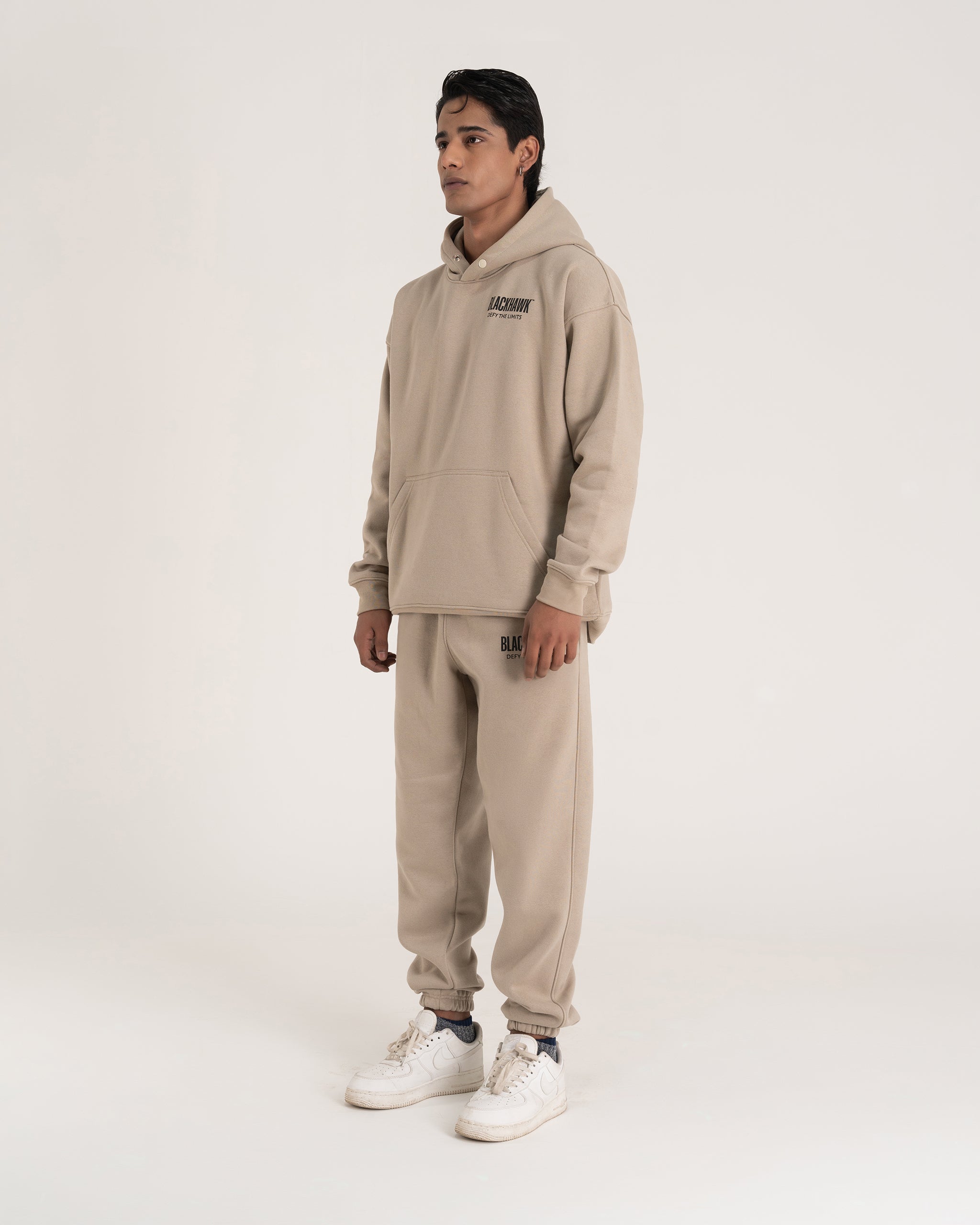 TAN CO-ORD SET HOODIE / TRACKPANT