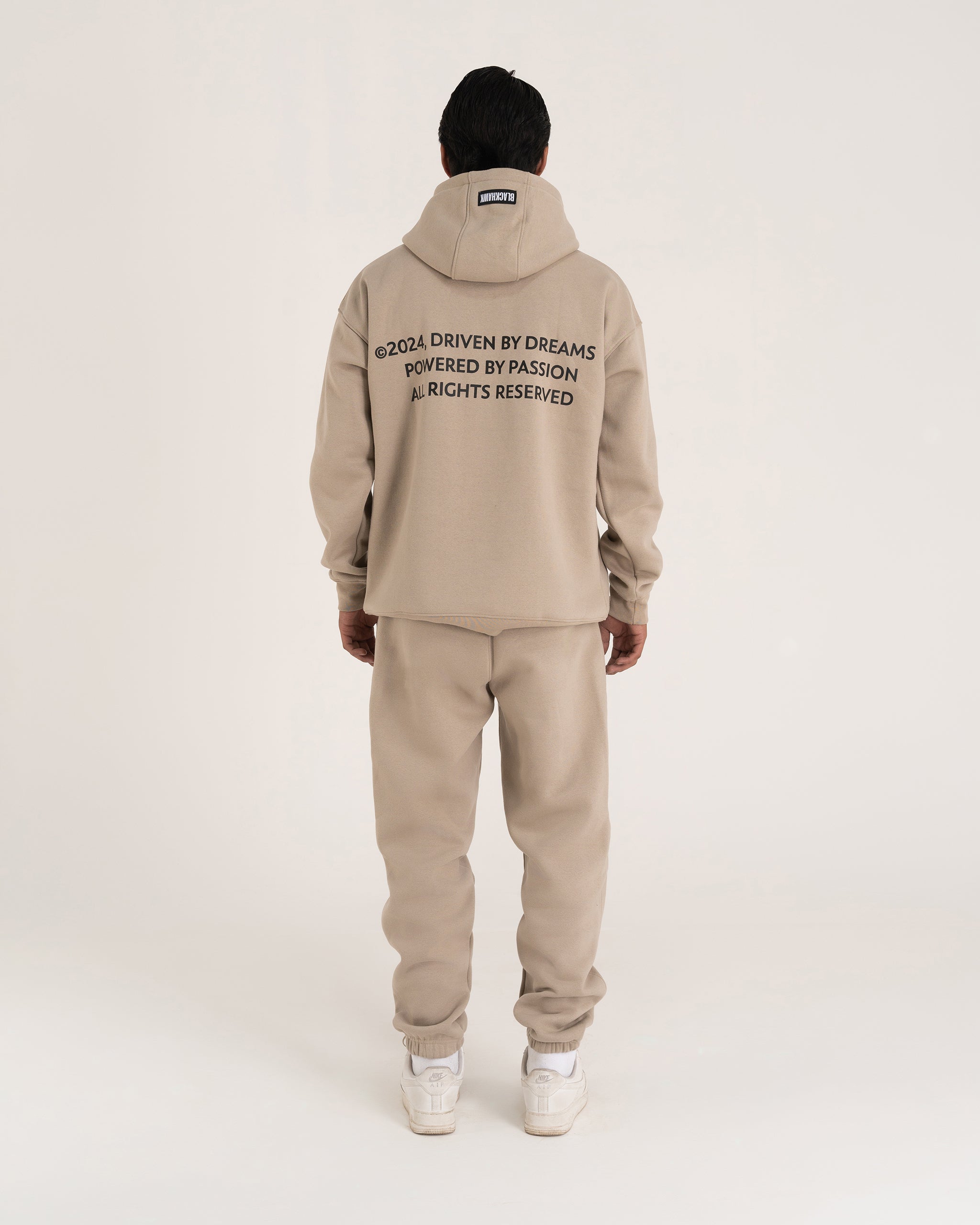 TAN CO-ORD SET HOODIE / TRACKPANT