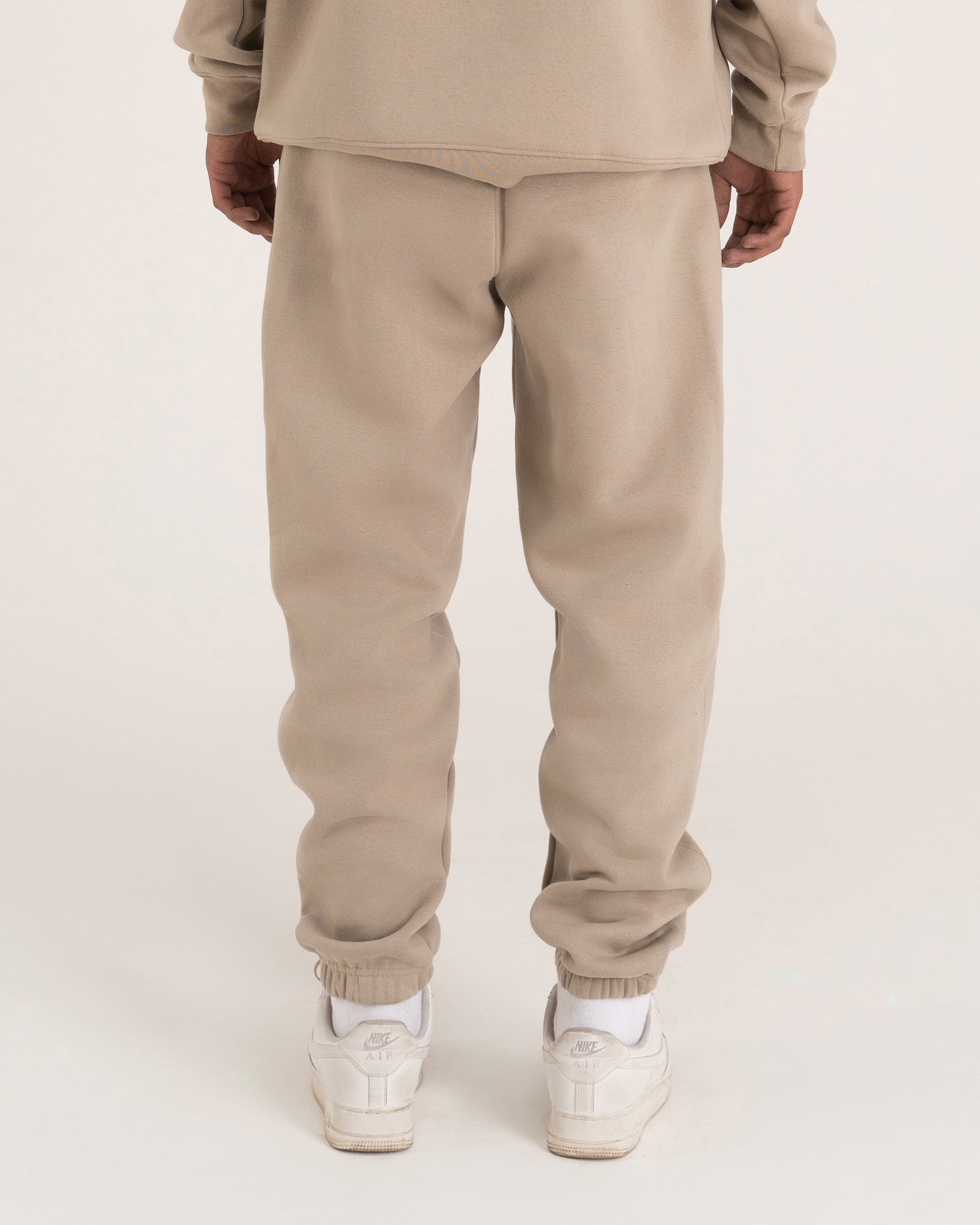 TAN RIB TRACK-PANT