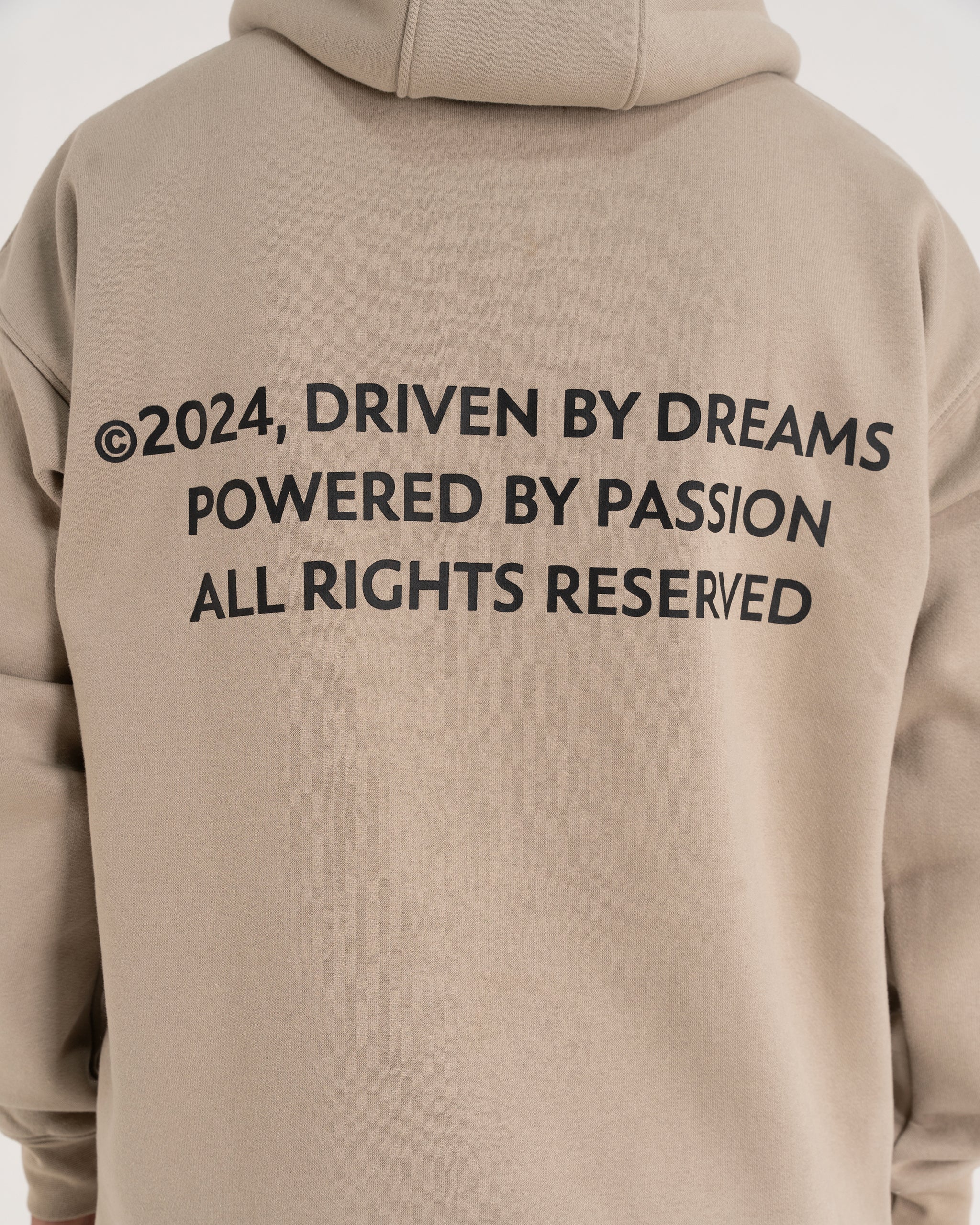 TAN DEFY THE LIMITS HOODIE