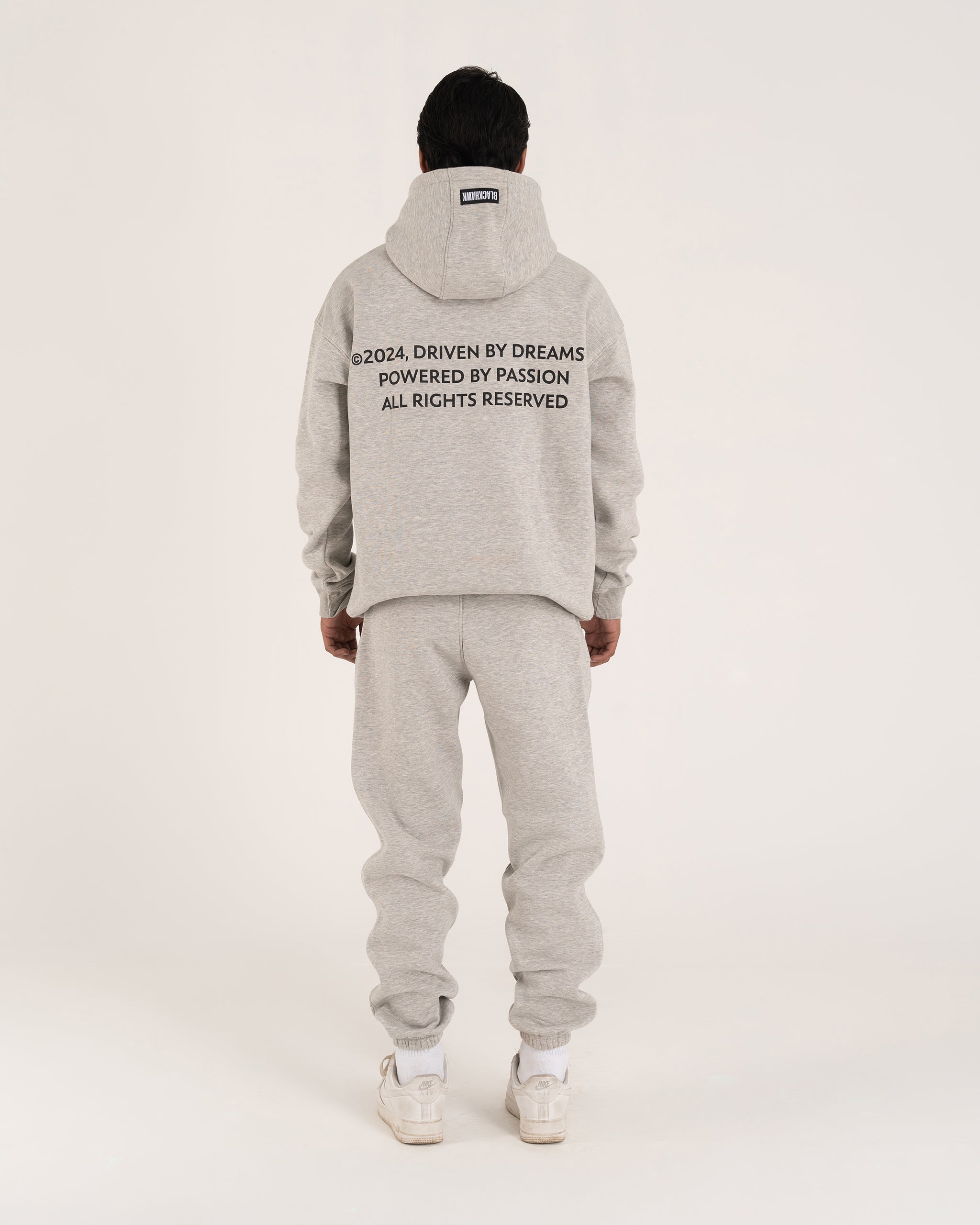 HEATHER GREY DEFY THE LIMITS HOODIE