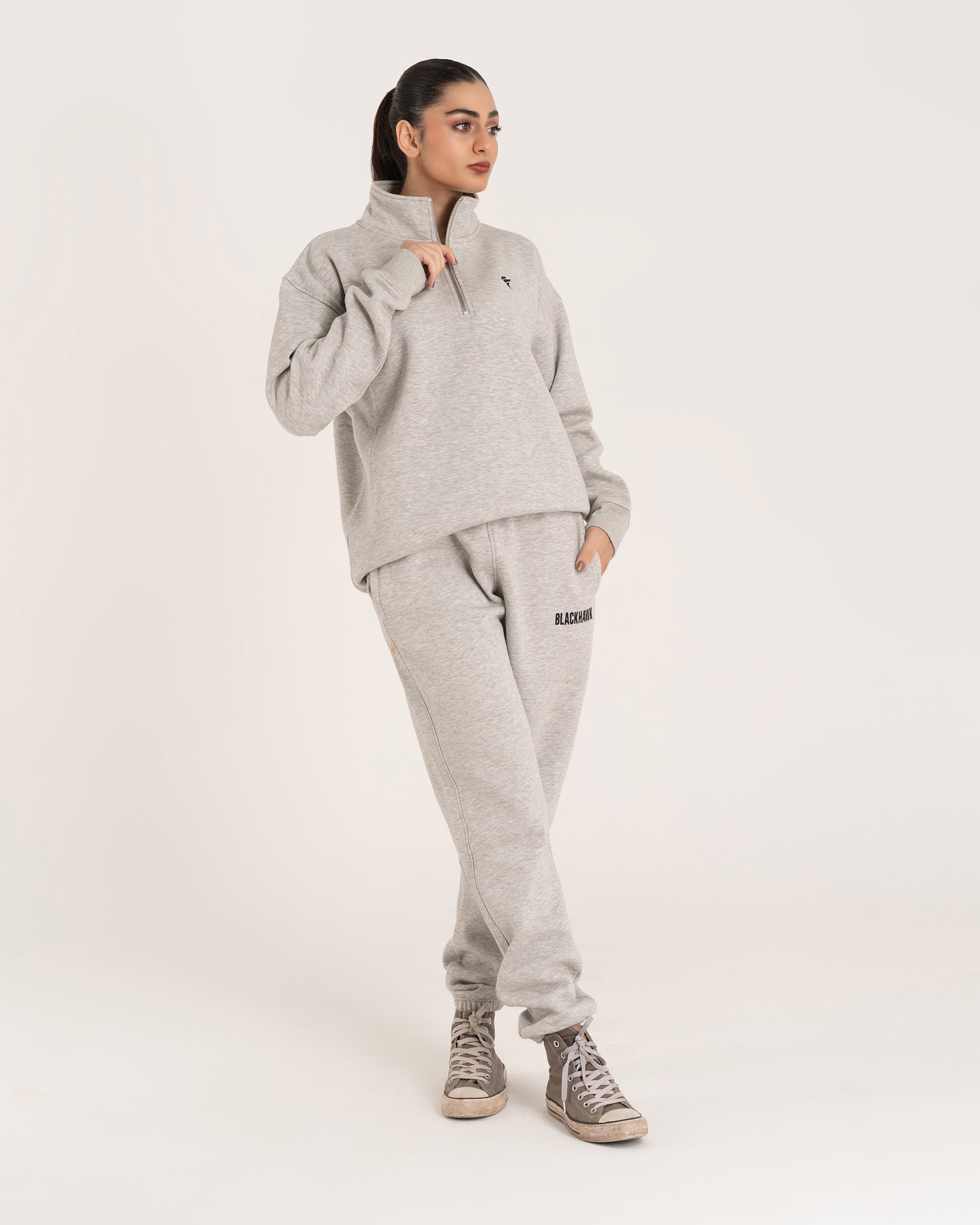 HEATHER GREY CO-ORD SET