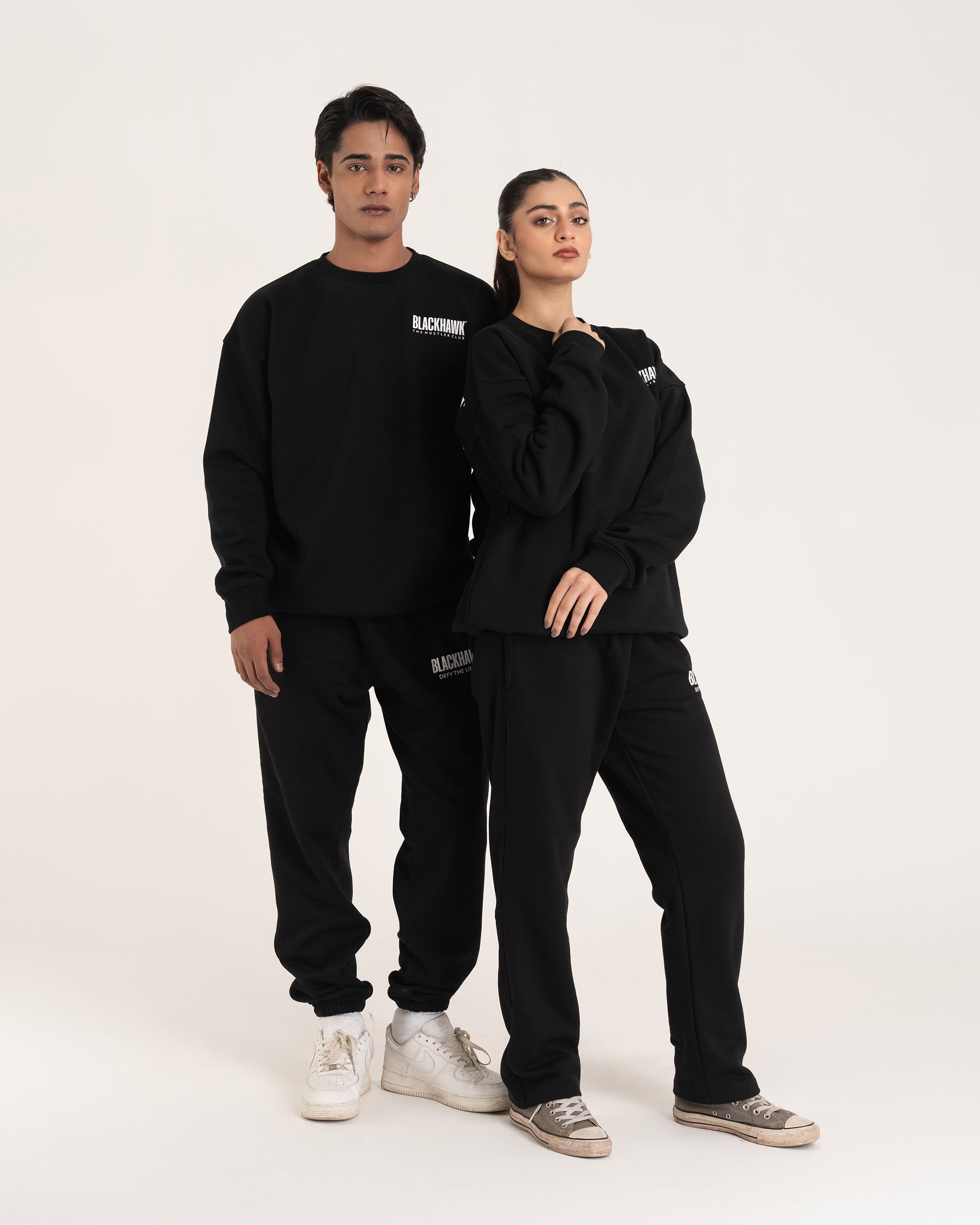 BLACK HUSTLER CLUB SWEATSHIRT