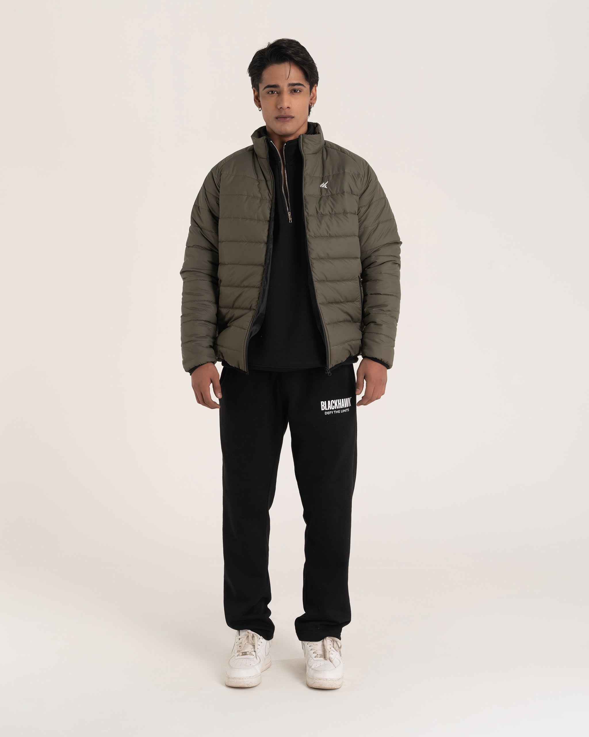 OLIVE PUFFER JACKET