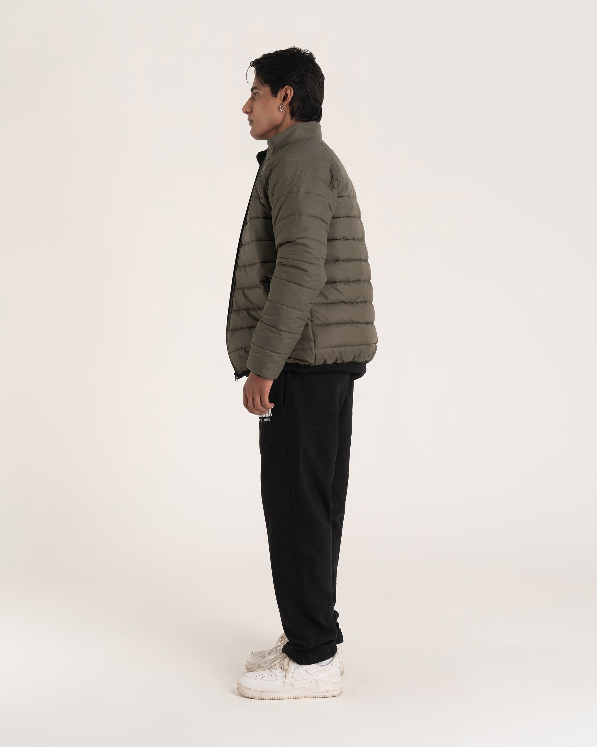 OLIVE PUFFER JACKET