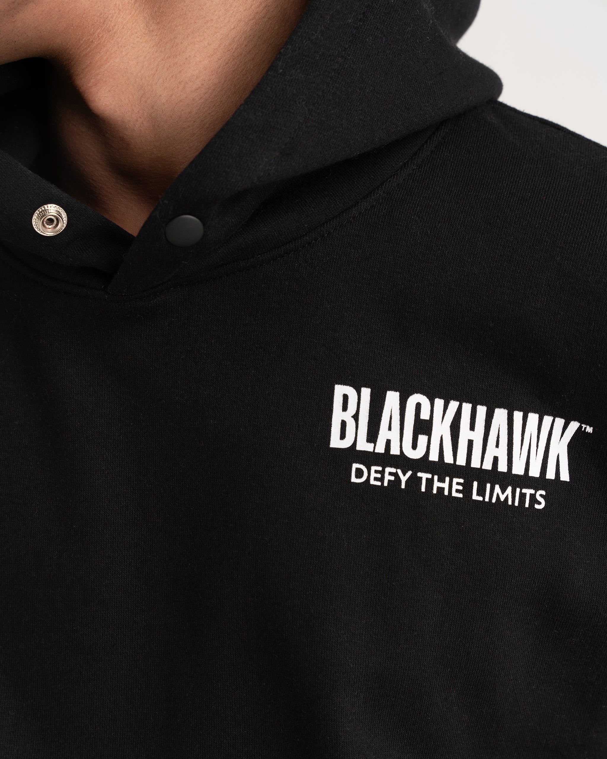 BLACK DEFY THE LIMITS HOODIE