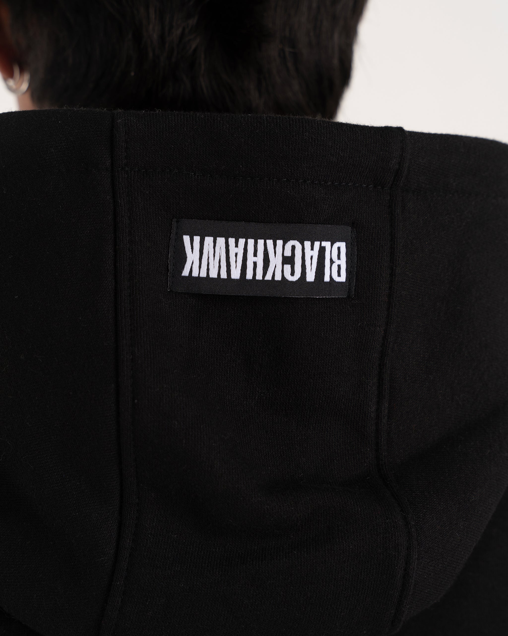 BLACK CO-ORD HOODIE / TRACKPANT