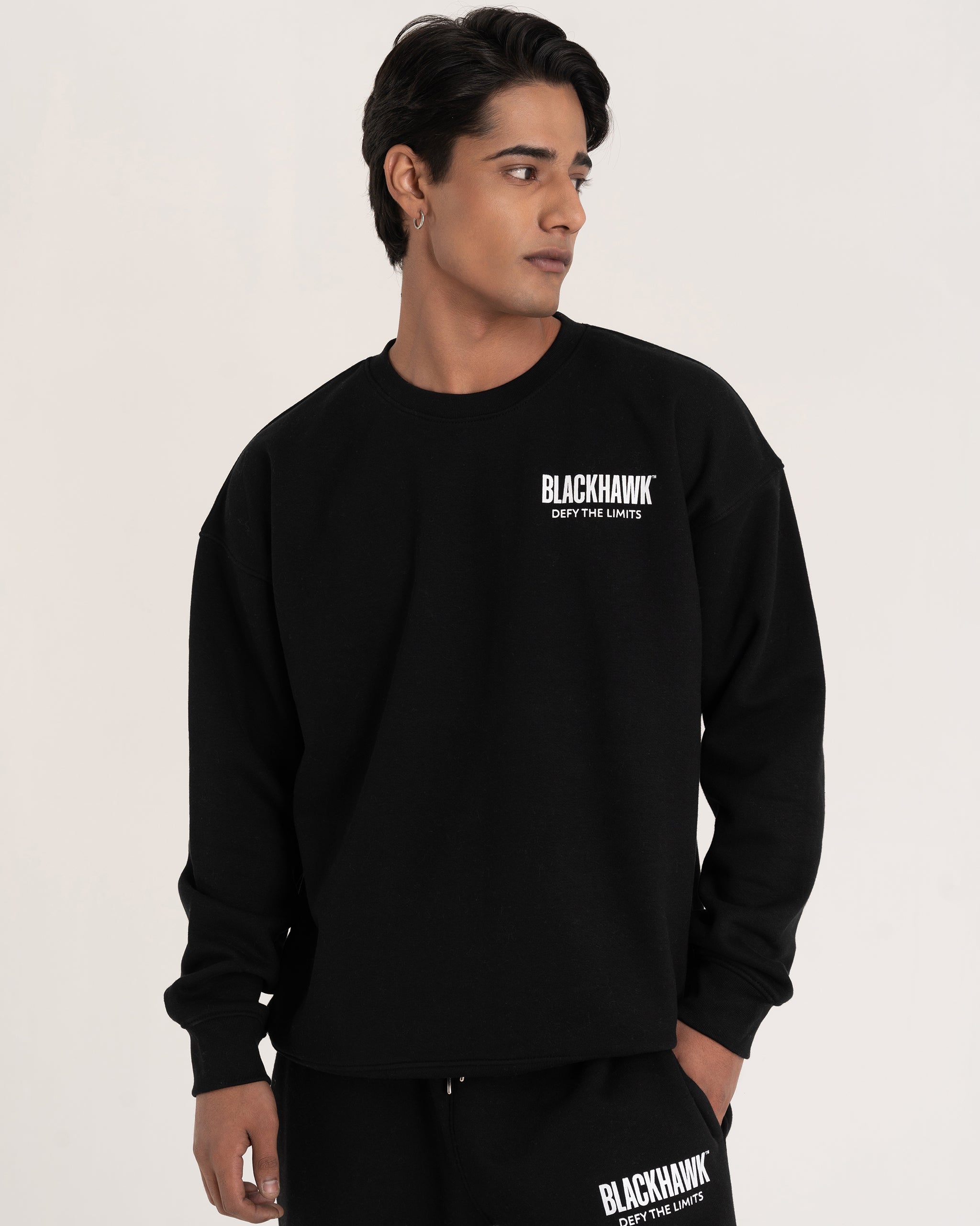 BLACK THE GRIND NEVER ENDS SWEATSHIRT