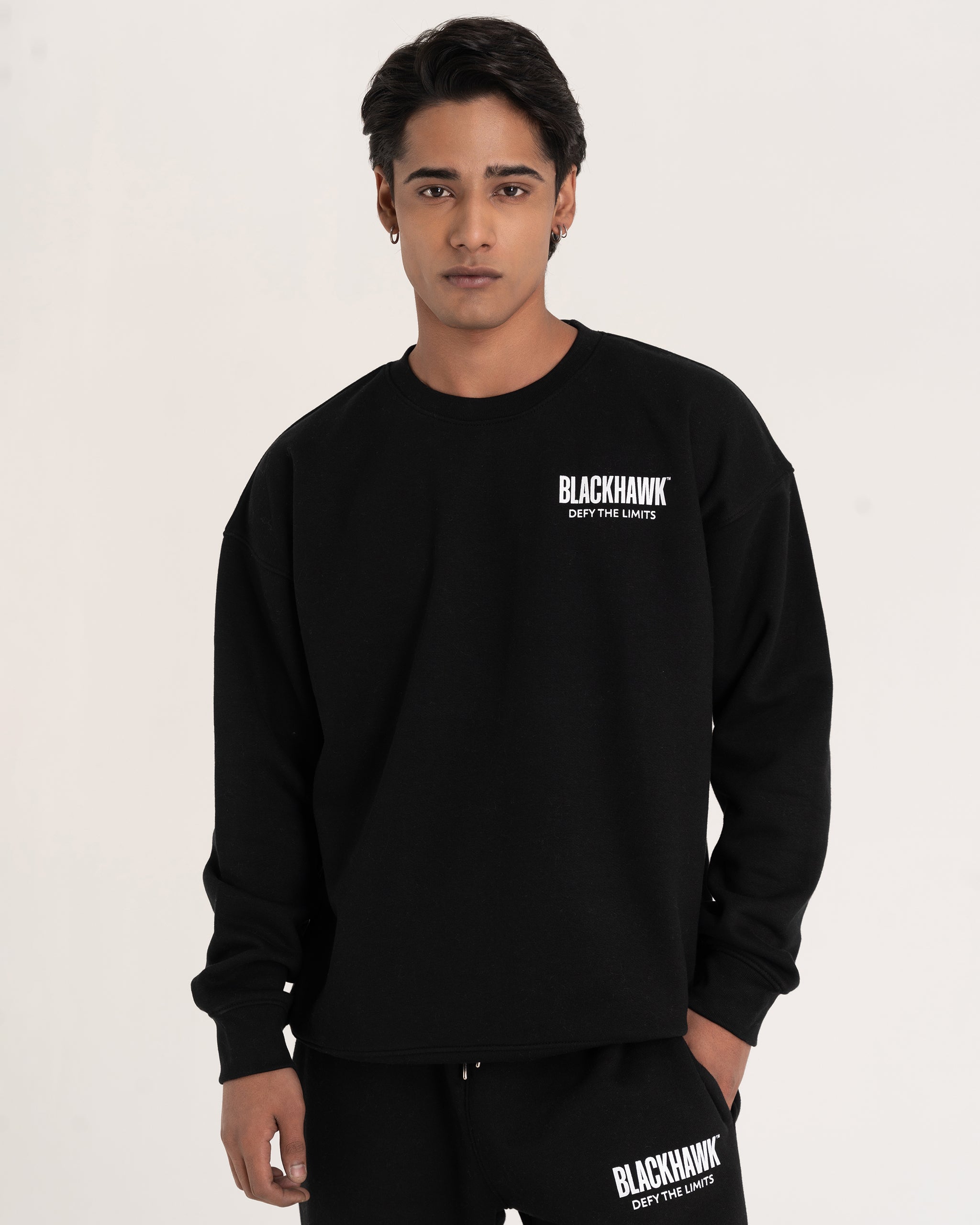 BLACK THE GRIND NEVER ENDS SWEATSHIRT