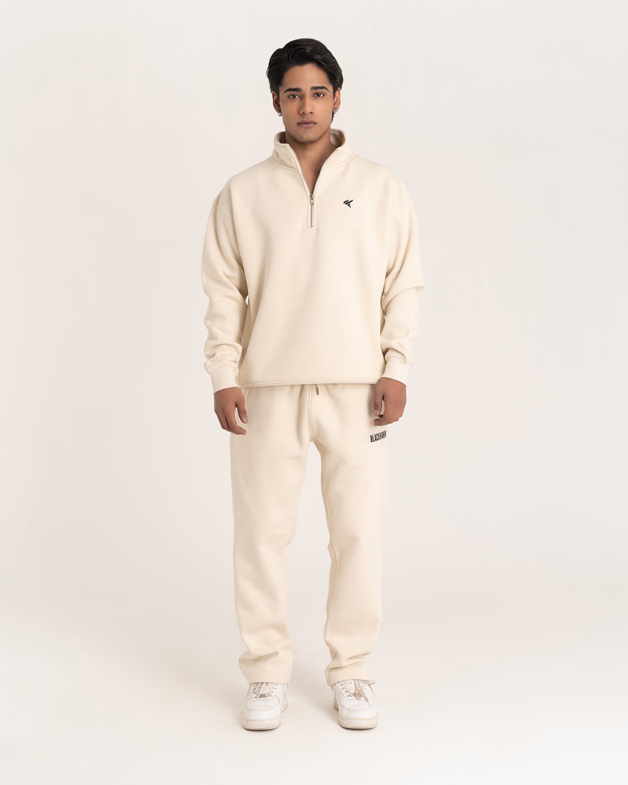 OFF WHITE QUARTER ZIPPER