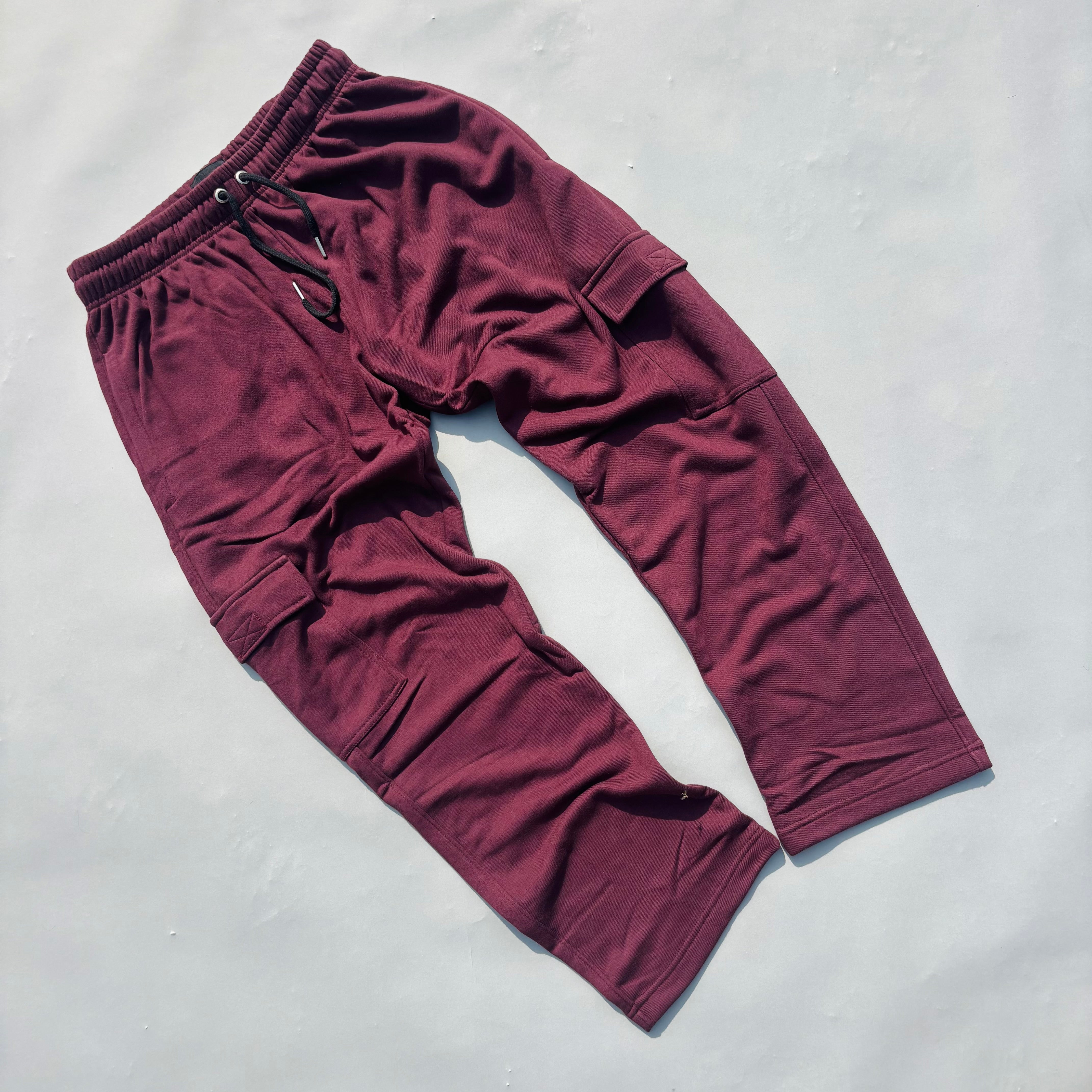 MAROON CARGO-PANT