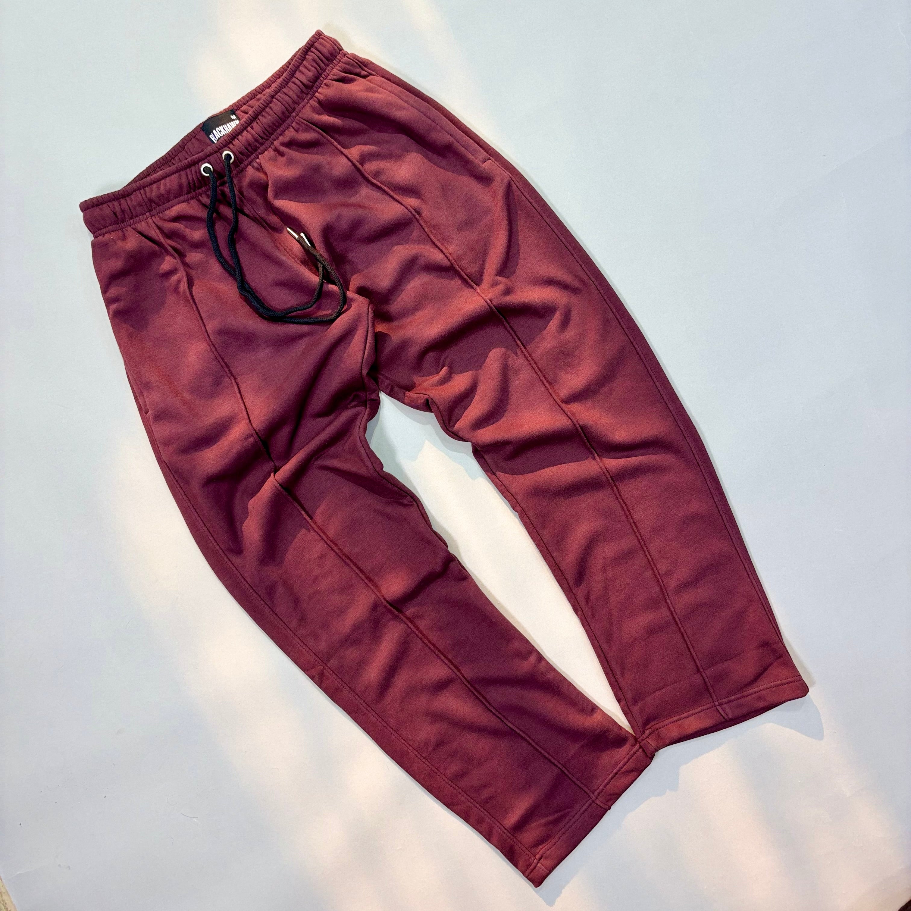 MAROON STRIPE-PANT