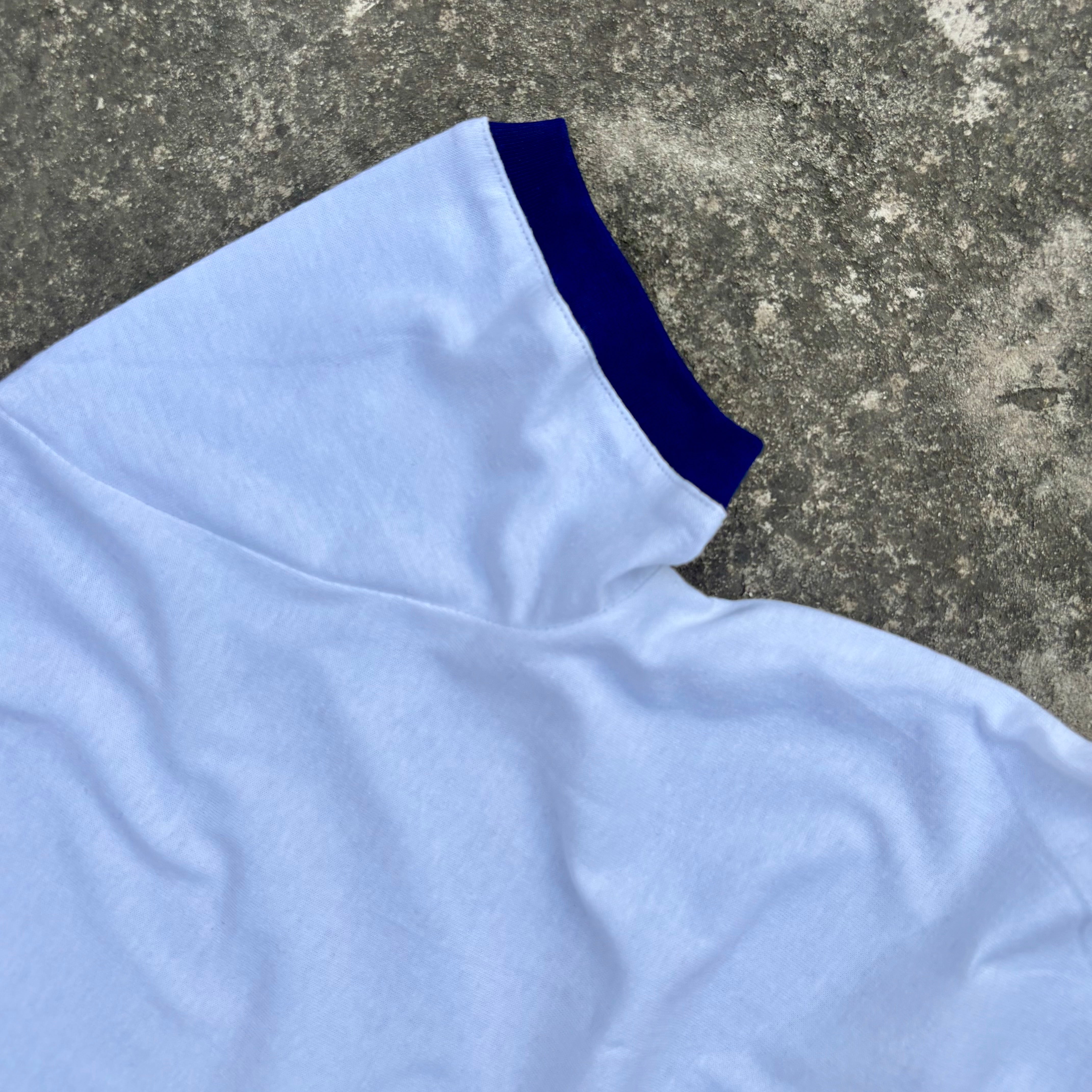 NAVY BLUE/WHITE RINGER T-SHIRT