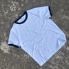 BLACK/WHITE RINGER T-SHIRT
