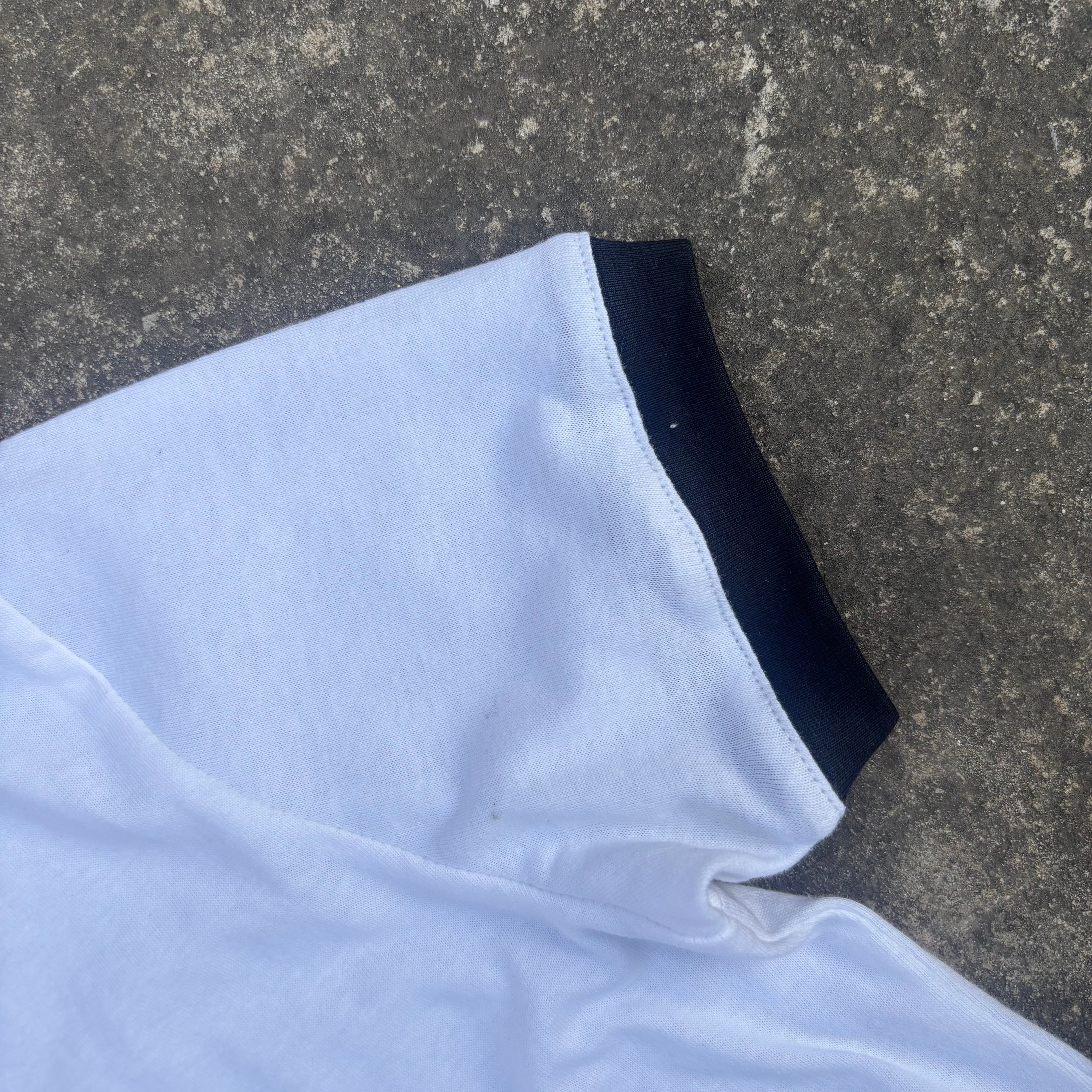 BLACK/WHITE RINGER T-SHIRT